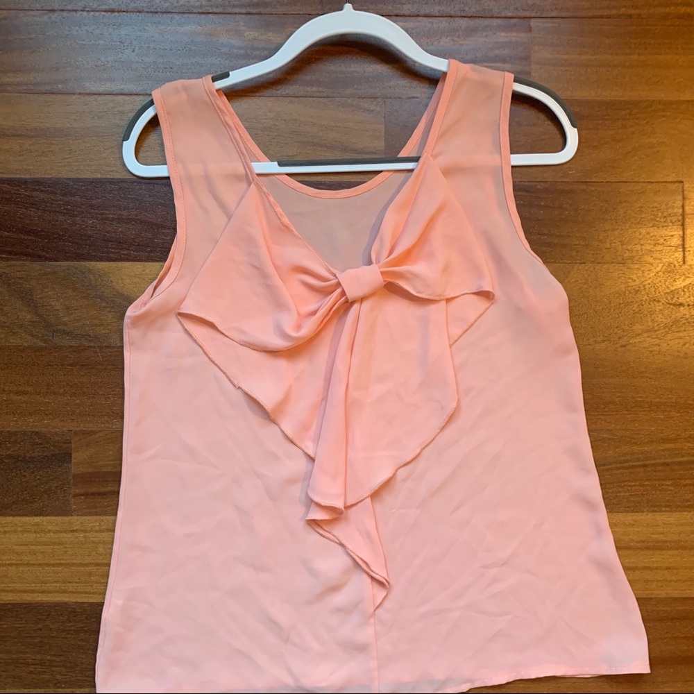 Francesca’s collection bow detailed tank top